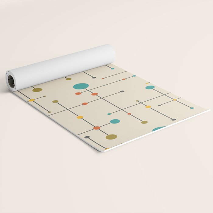 Amazing Mid Century Decoration Yoga Mat Gallery Image 2