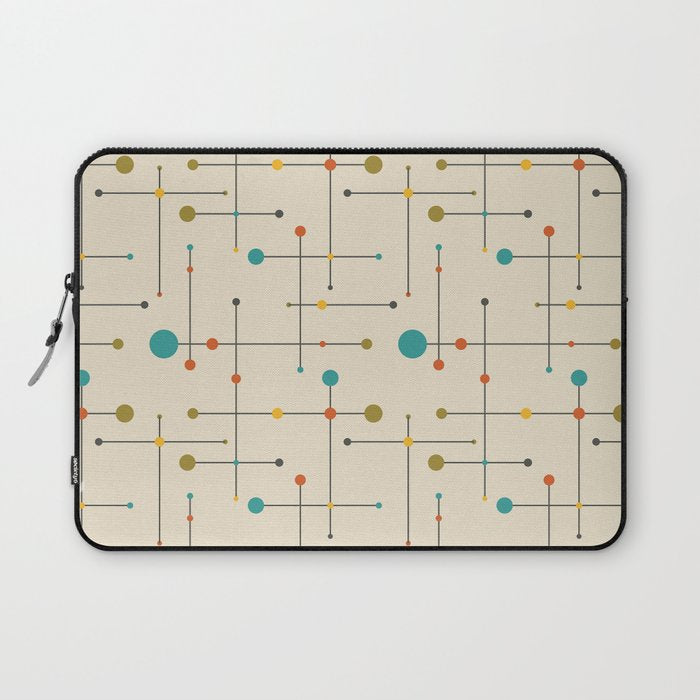 Amazing Mid Century Decoration Laptop Sleeve Gallery Image 1