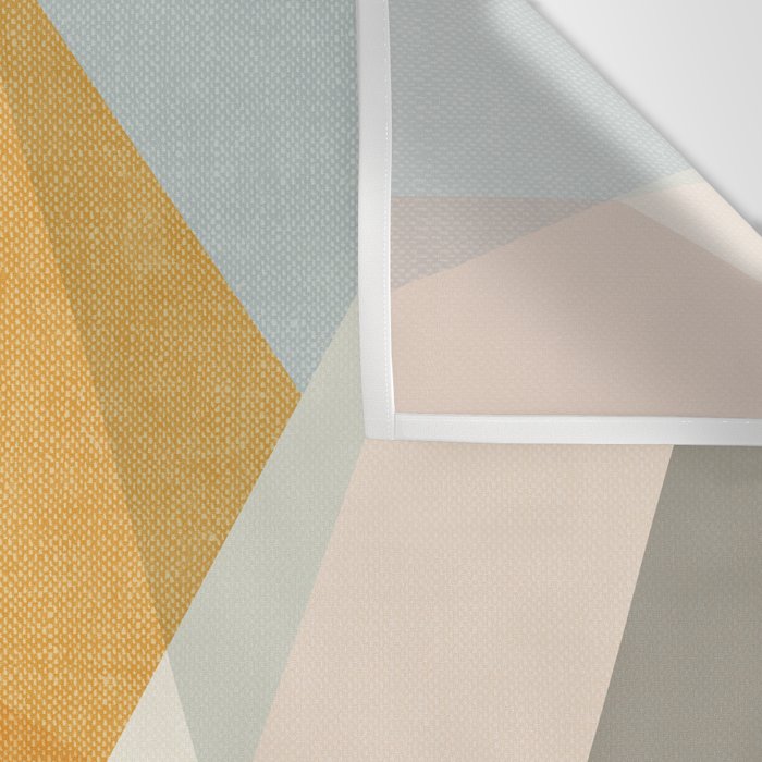 modern triangle mosaic - multi Wall Tapestry Gallery Image 3