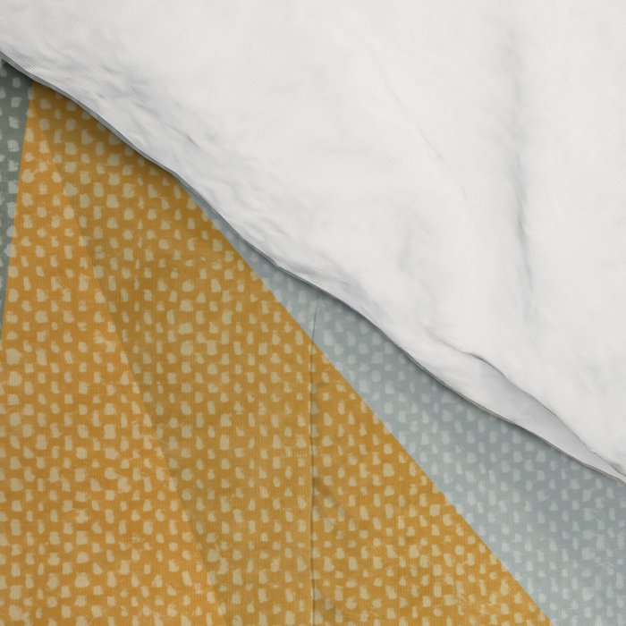 modern triangle mosaic - multi Comforter Gallery Image 4