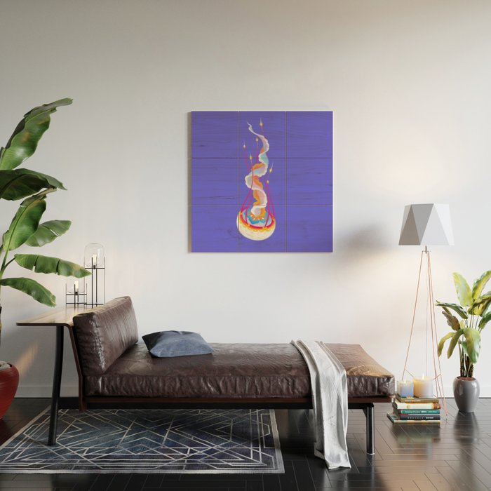 Jellyfish Wood Wall Art Gallery Image 2
