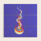 Jellyfish Wood Wall Art Gallery Image 1