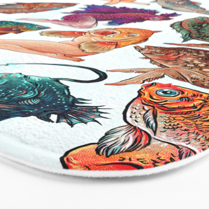Reverse Mermaids Bath Mat Gallery Image 3