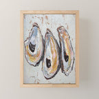 Oyster shells Mini Art Print Gallery Image 1