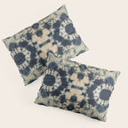 Deep Indigo Circle Shibori Pillow Sham Gallery Image 3