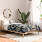 Deep Indigo Circle Shibori Comforter Gallery Image 2