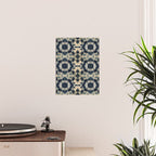 Deep Indigo Circle Shibori Poster Gallery Image 2