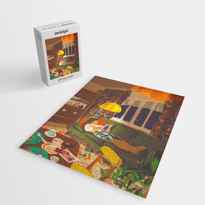 Evening book reader Jigsaw Puzzle Gallery Image 2
