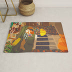 Evening book reader Rug Gallery Image 1