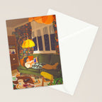 Evening book reader Stationery Card Gallery Image 2