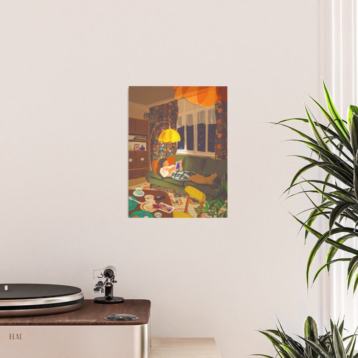 Evening book reader Poster Gallery Image 2
