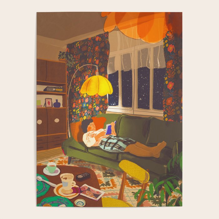 Evening book reader Poster Gallery Image 4