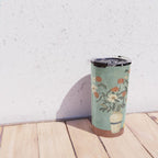 Winter Citrus and Petal Harmony Travel Mug Gallery Image 4