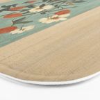 Winter Citrus and Petal Harmony Bath Mat Gallery Image 3
