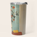 Winter Citrus and Petal Harmony Travel Mug Gallery Image 2