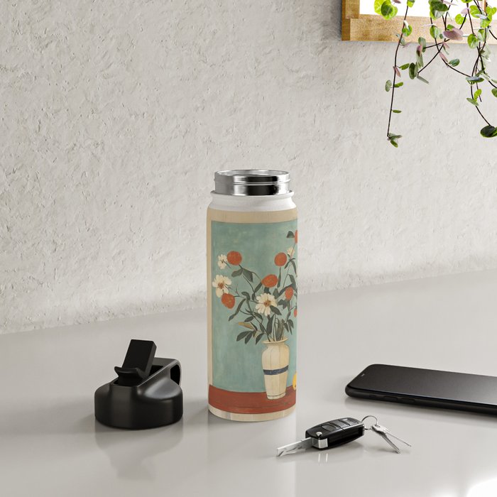 Winter Citrus and Petal Harmony Water Bottle Gallery Image 4