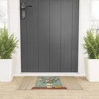 Winter Citrus and Petal Harmony Welcome Mat Gallery Image 3