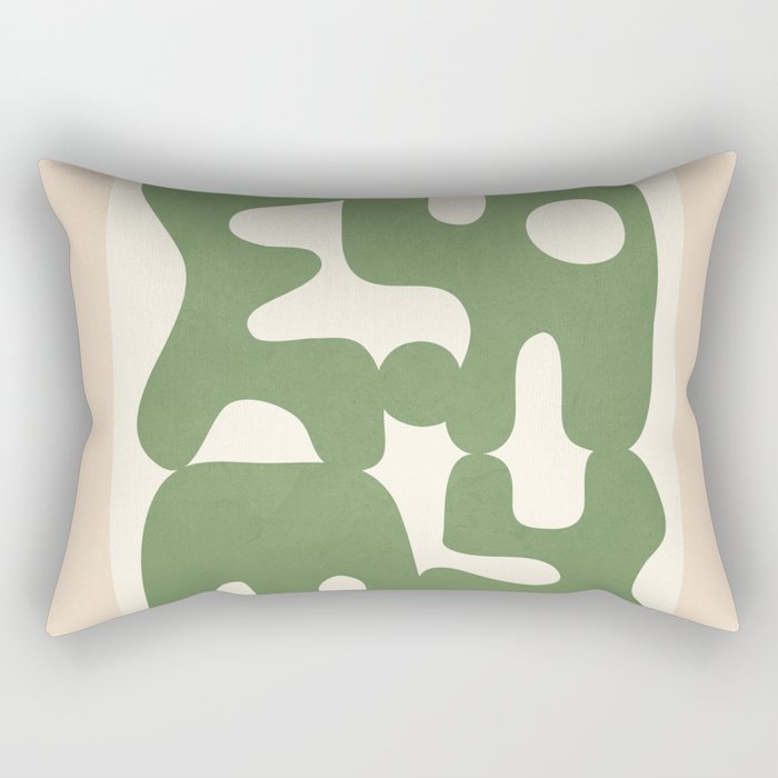 Modern Abstract Art 91 Rectangular Pillow Gallery Image 1