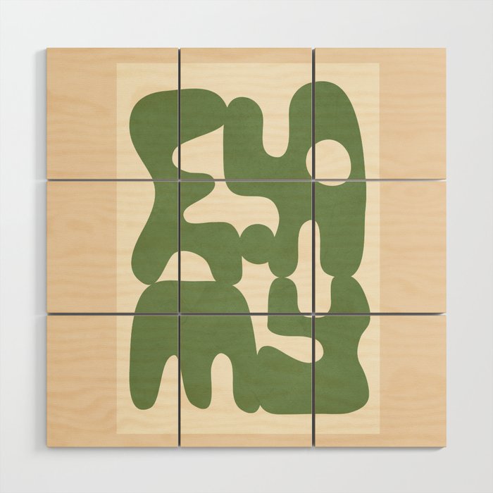 Modern Abstract Art 91 Wood Wall Art Gallery Image 1