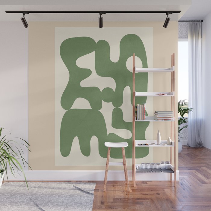 Modern Abstract Art 91 Wall Mural Gallery Image 1