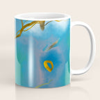 In My Veins, Abstract Marble Gold Texture, Eclectic Painting Resin Bohemian, Contemporary Luxe Chic Luxury Coffee Mug Gallery Image 1