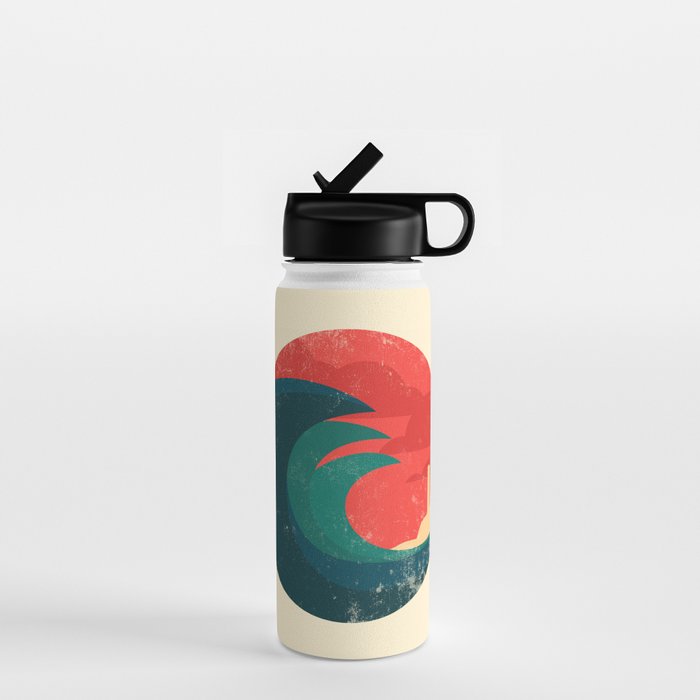 The wild ocean Water Bottle Gallery Image 1