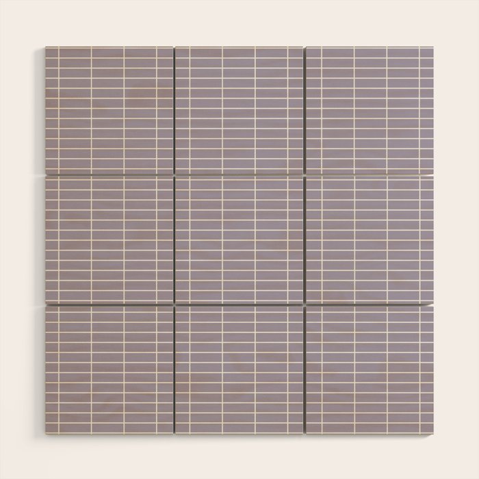 Grid Pattern XIII Wood Wall Art Gallery Image 1