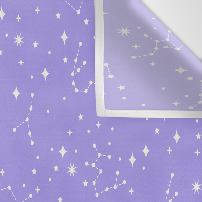 Purple Constellations Wall Tapestry Gallery Image 3