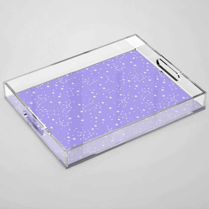 Purple Constellations Acrylic Tray Gallery Image 1