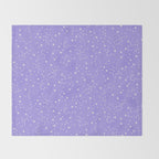 Purple Constellations Throw Blanket Gallery Image 2