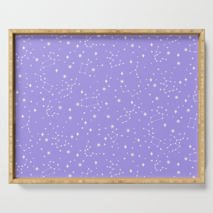 Purple Constellations Serving Tray Gallery Image 1