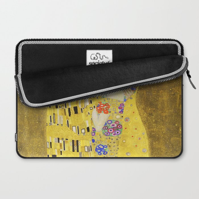 The Kiss - Gustav Klimt, 1907 Laptop Sleeve Gallery Image 2