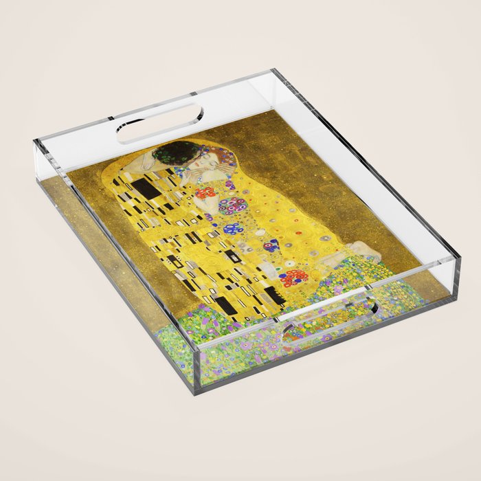 The Kiss - Gustav Klimt, 1907 Acrylic Tray Gallery Image 1