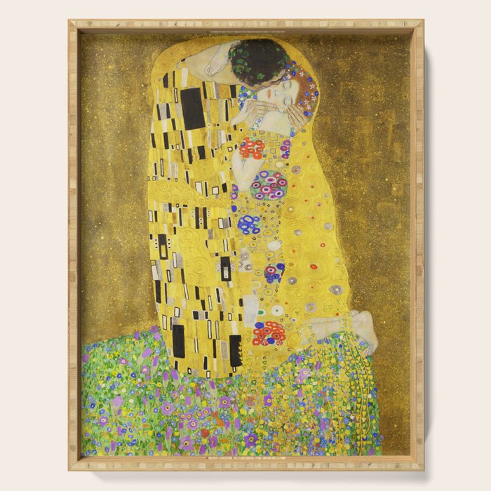 The Kiss - Gustav Klimt, 1907 Serving Tray Gallery Image 1