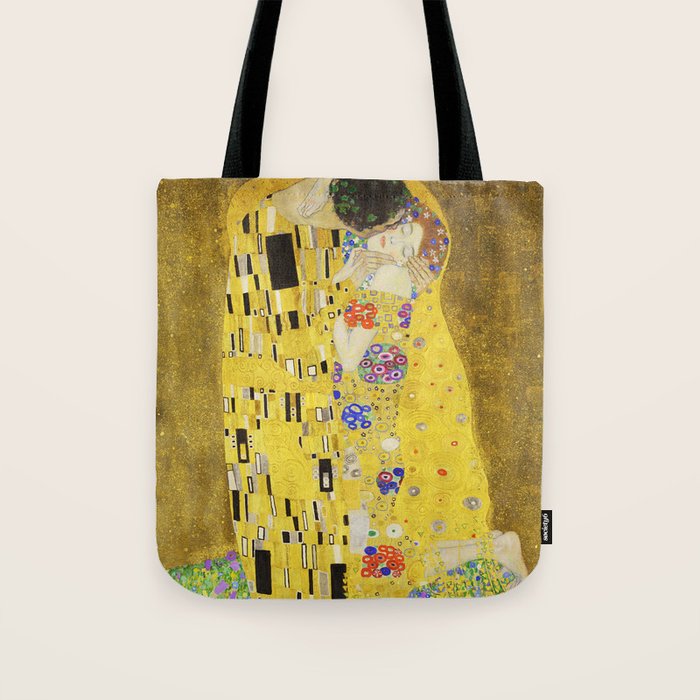 The Kiss - Gustav Klimt, 1907 Tote Bag Gallery Image 1