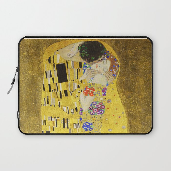 The Kiss - Gustav Klimt, 1907 Laptop Sleeve Gallery Image 1