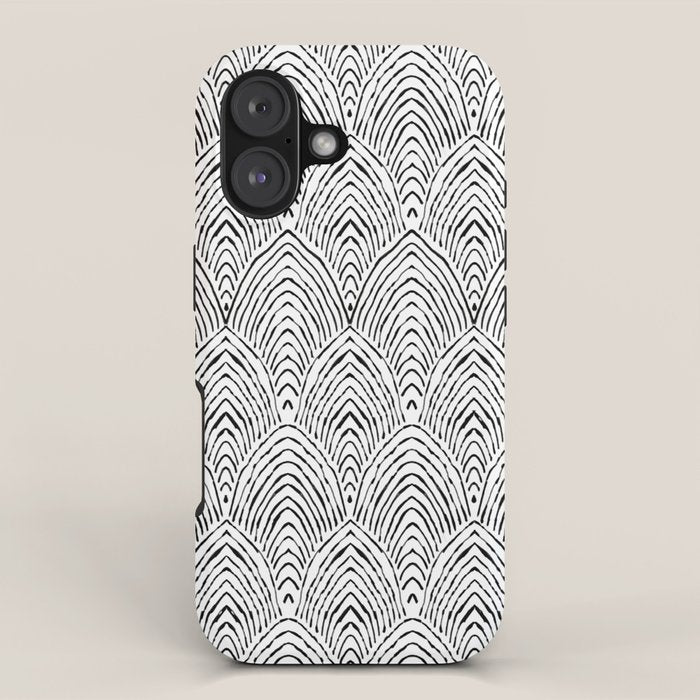 hand drawn deco iPhone Case Gallery Image 1