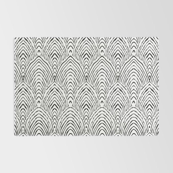 hand drawn deco Rug Gallery Image 2
