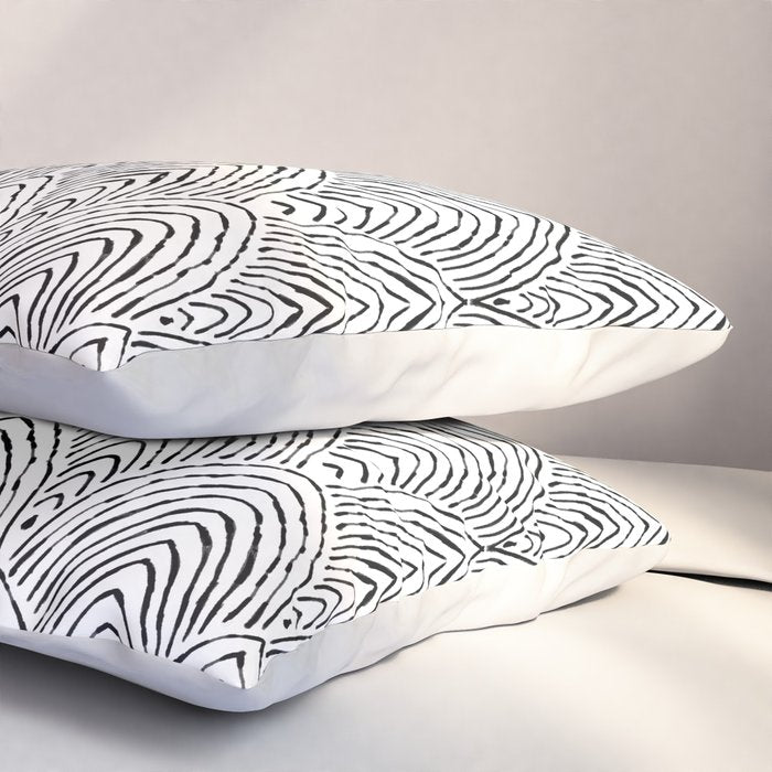 hand drawn deco Pillow Sham Gallery Image 3