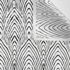 hand drawn deco Wall Tapestry Gallery Image 3