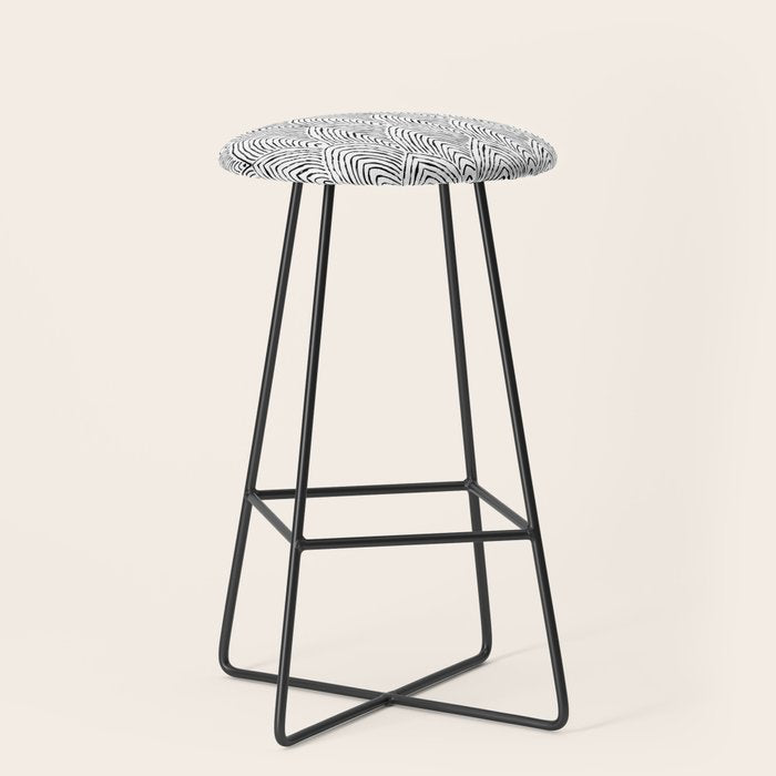 hand drawn deco Stool Gallery Image 1