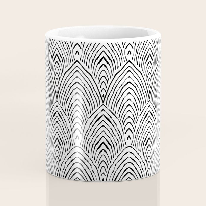 hand drawn deco Coffee Mug Gallery Image 4