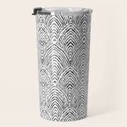 hand drawn deco Travel Mug Gallery Image 3