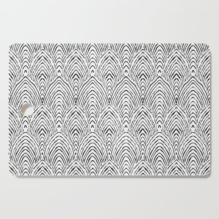 hand drawn deco Cutting Board Gallery Image 1