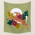 Doe - Crepuscular Critters Wall Tapestry Gallery Image 4