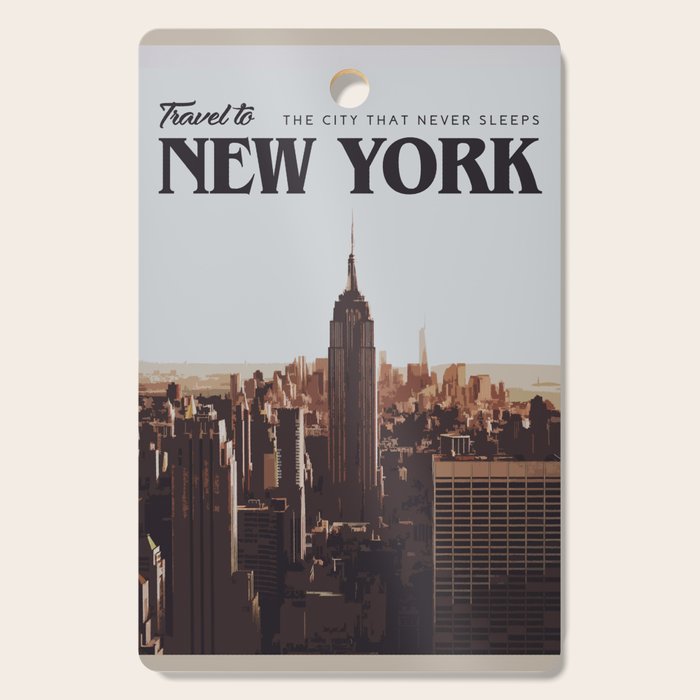 Visit New York Cutting Board Gallery Image 1
