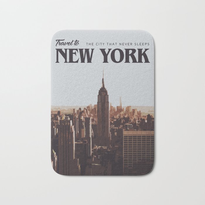Visit New York Bath Mat Gallery Image 1