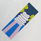 Color burst clay Yoga Mat Gallery Image 1