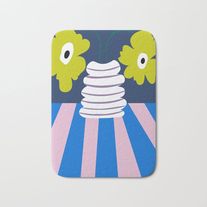 Color burst clay Bath Mat Gallery Image 1