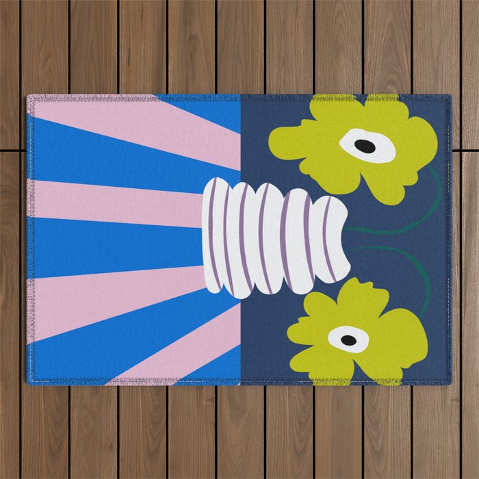 Color burst clay Outdoor Rug Gallery Image 1